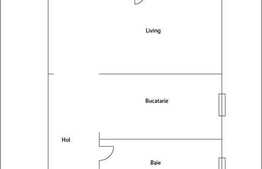 Vanzare apartament 1 camera, 37 mp utili, zona strazii Cetatii