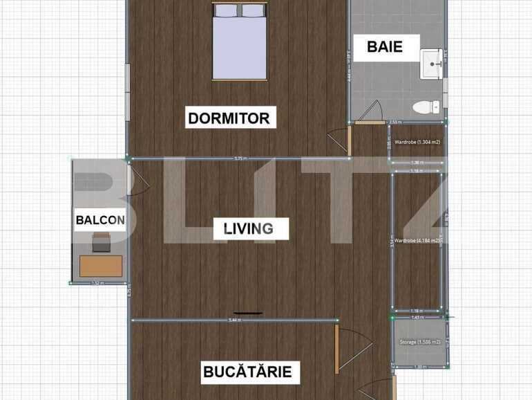 Apartament de închiriat 2 camere Central - 72613AI | BLITZ Cluj-Napoca | Poza1