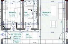 Oportunitate,ap 2 camere,40 mp,parcare inclusa,boxa,zona Teilor