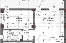 Apartament 2 camere, 50 mp, 26 mp terasa, parcare, zona Panemar