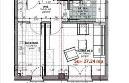 Oferta cu 1 camera prin programul PRIMA CASA! Semifinisat! Locatie excelenta!