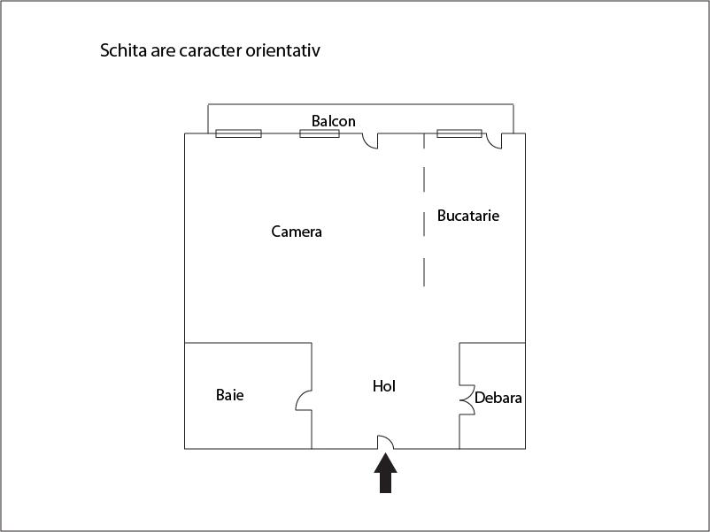 Garsonieră de vânzare Floreşti - 7282AV | BLITZ Cluj-Napoca | Poza1