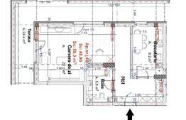 Apartament 2 camere, 48.9 mp, semifinisat, parcare subterana, zona Vivo