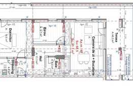 Apartament 3 camere cu CF, 68.5 mp, semifinisat, zona Vivo