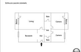 Vanzare 3 camere decomandate, 66.6 mp. Imobil izolat termic!
