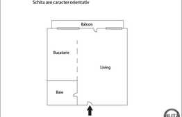 Apartament cu 1 camera, 28 mp, loc de parcare, zona Urusagului!
