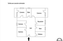 3 camere, 92 mp utili, decomandat, zona strazii Primaverii