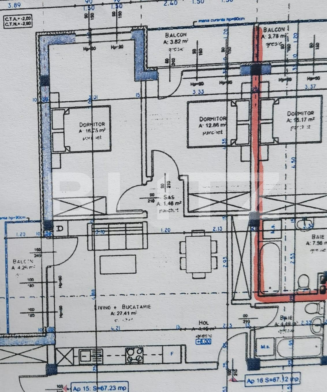 Apartament de vânzare 3 camere Floreşti - 72963AV | BLITZ Cluj-Napoca | Poza1