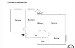 Apartament 3 camere de vanzare, 68 mp utili, zona Mehedinti, boxa la subsol