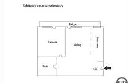 Vanzare 2 camere, 58 mp, 12 mp balcon, zona Eroilor!