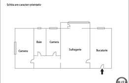 Vanzare apartament 3 camere, 65 mp utili, zona Albac