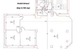 Etaj in cladire de birouri, 195 mp, Mentenanta inclusa!