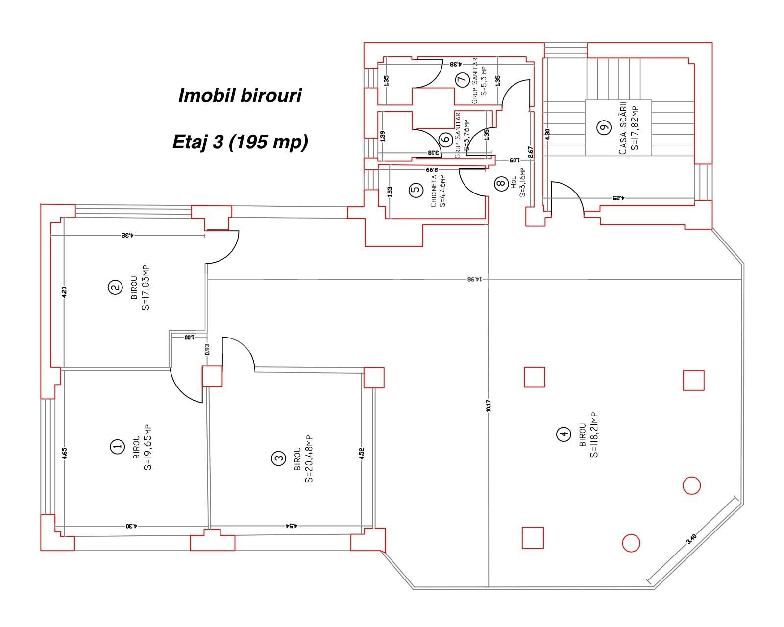 Spațiu birouri de închiriat Central - 73060SIB | BLITZ Cluj-Napoca | Poza5