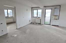 Apartament de 2 camere, terasa de 15 mp, balcon, parcare in garaj, zona Terra