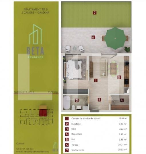 Apartament de vânzare 2 camere Iris - 73094AV | BLITZ Cluj-Napoca | Poza3