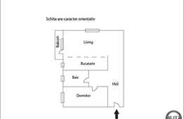 De vanzare apartament cu 2 camere, decomandat, 52 mp, mobilat si utilat