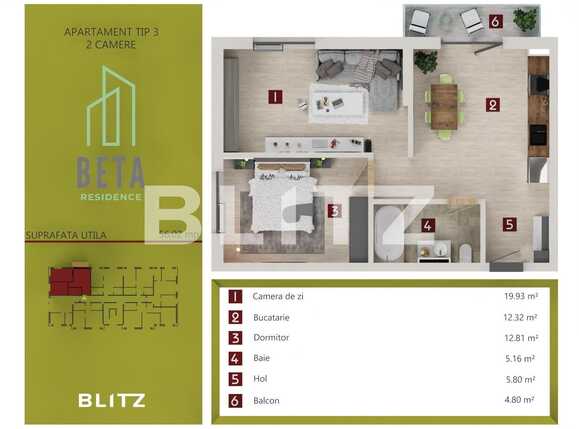 Apartament de vânzare 3 camere Iris - 73131AV | BLITZ Cluj-Napoca | Poza1