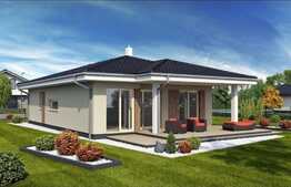 Casa cocheta pe un singur nivel, 100 mp utili, terasa acoperita 16 mp, 420 mp teren, Aiton!