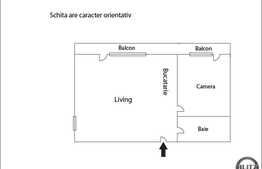 Mansarda cu 2 camere, 68 mp, finisata! Loc Parcare!
