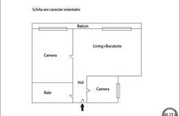 Vanzare 2 camere, 56 mp utili, balcon de 25 mp, imobil nou, zona strazii Porii!