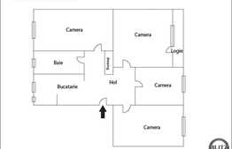 Vanzare 4 camere, decomandat, 76 mp utili, zona Primaverii, cu boxa inclusa