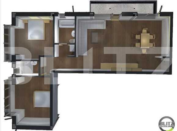 Apartament de vânzare 3 camere Marasti - 7369AV | BLITZ Cluj-Napoca | Poza1