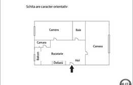 Apartament 2 camere, decomandat, 58 mp! Zona Florilor!