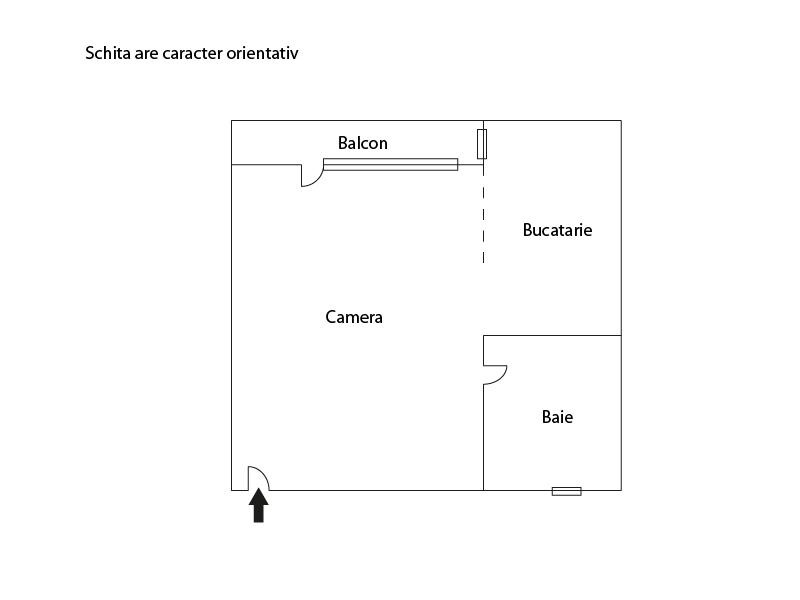 Garsonieră de vânzare Grigorescu - 7373AV | BLITZ Cluj-Napoca | Poza1