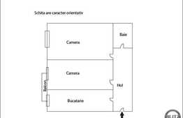 2 camere, 44 mp, parcare, boxa, zona Big