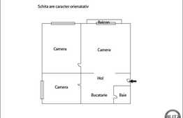 3 camere, 62 mp utili, semifinisat, imobil nou, zona Calea Floresti