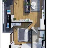 Apartament 2 camere, semifisat, parcare subterana, zona Golden Tulip!