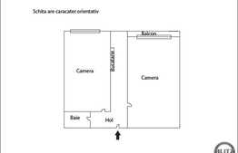 2 camere, 54 mp, decomandat, parcare, zona strazii Parang