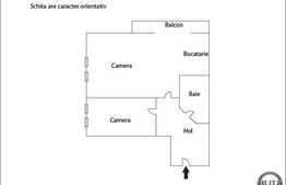 De vanzare mansarda cu 2 camere 53.8 mp,  zona Somesului