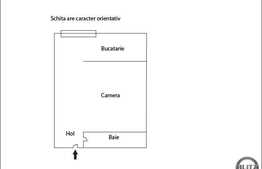 1 camera, 32 mp utili, zona strazii Parang