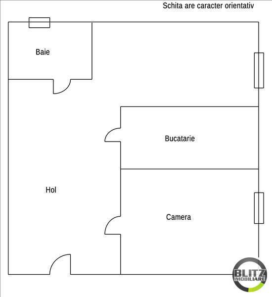 Apartament de vânzare 2 camere Bună Ziua - 741AV | BLITZ Cluj-Napoca | Poza1