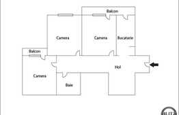 De vanzare apartament 3 camere decomandate, zona strazii Mehedinti