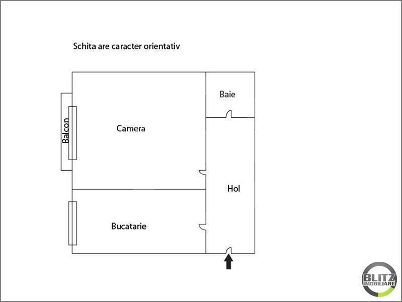Garsonieră de vânzare Manastur - 7418AV | BLITZ Cluj-Napoca | Poza1