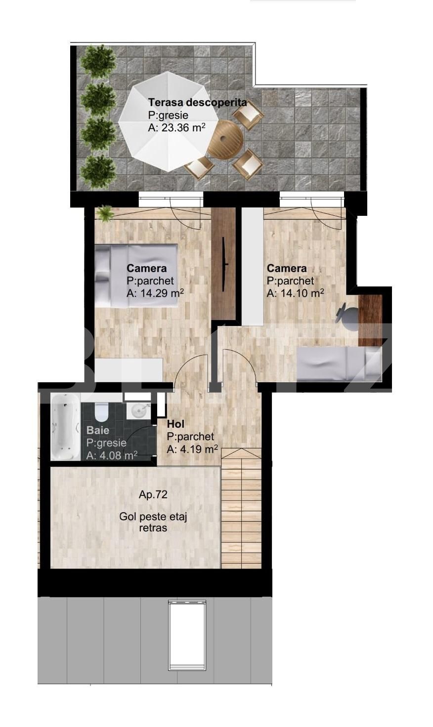 Apartament de vânzare 3 camere Marasti - 74208AV | BLITZ Cluj-Napoca | Poza1