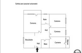 Vanzare apartament 4 camere, 80 mp utili, zona Kaufland, cu boxa si parcare
