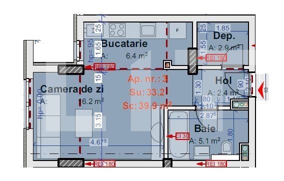 Garsonieră de vânzare Manastur - 74315AV | BLITZ Cluj-Napoca | Poza2