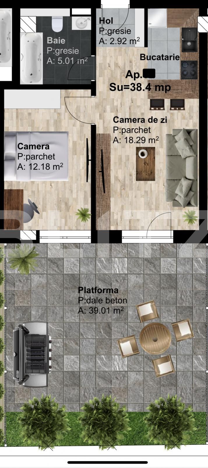 Apartament de vânzare 2 camere Marasti - 74348AV | BLITZ Cluj-Napoca | Poza1