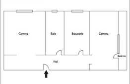 Vanzare 2 camere, 56 mp, loc parcare si garaj optional