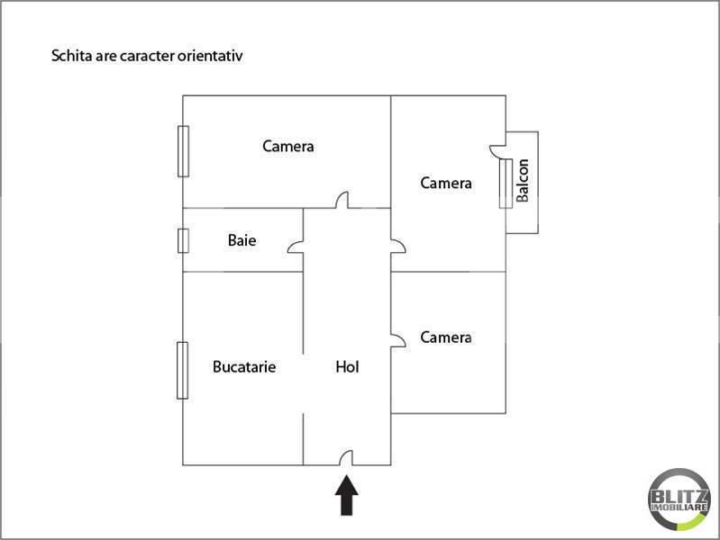 Apartament de vânzare 3 camere Gheorgheni - 7449AV | BLITZ Cluj-Napoca | Poza3