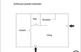 Vanzare 2 camere, 52 mp utili, zona linistita, terasa 15 mp, parcare, imobil nou