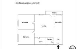 Vanzare 3 camere, 68 mp, zona TERRA, dotari moderne!