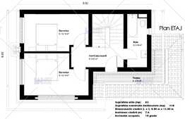 Teren cu casa, zona linistita, la 17 km nord de Cluj, comuna Chinteni