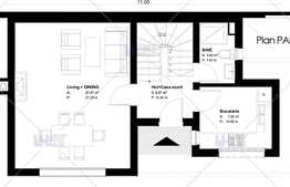 Teren cu casa, zona linistita, la 17 km nord de Cluj, comuna Chinteni