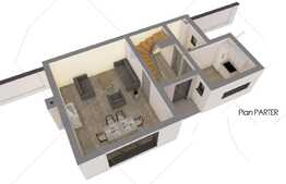 Teren cu casa, zona linistita, la 17 km nord de Cluj, comuna Chinteni