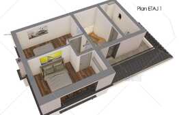 Teren cu casa, zona linistita, la 17 km nord de Cluj, comuna Chinteni