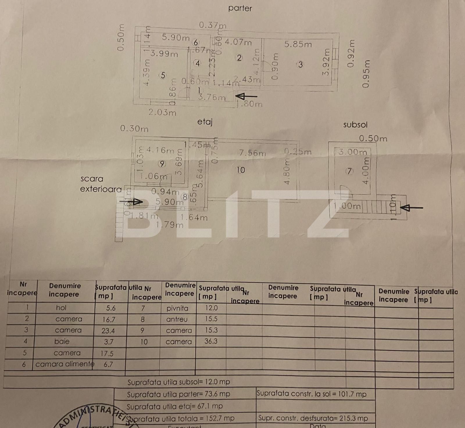 Casa de vânzare 2 camere Plopilor - 74884CV | BLITZ Cluj-Napoca | Poza4